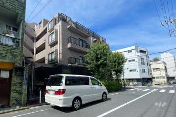 レクセルマンションときわ台の外観（北東側から）