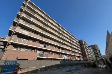 ビューネ蓮根城北公園の外観（北西側から）