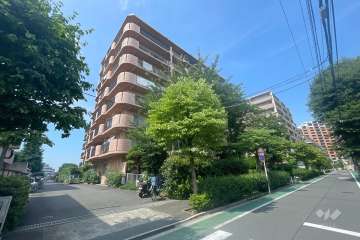 小豆沢サンハイツの外観（南西側から）