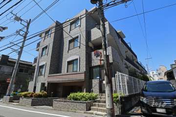 マイキャッスル本蓮沼の外観（北東側から）