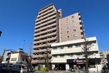 ライオンズプラザ本蓮沼の外観（南側から）