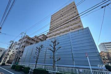 ライオンズプラザ本蓮沼の外観（北側から）