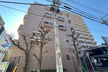 ライオンズプラザ本蓮沼の外観（東側から）