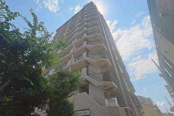 ライオンズマンション本蓮沼第２の外観（北東側から）