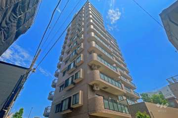 ライオンズマンション本蓮沼第２の外観（北西側から）