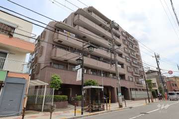 チサンマンション板橋赤塚の外観（北西側から）