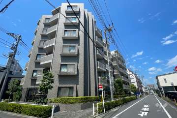 パークハイツ板橋志村の外観（北東側から）