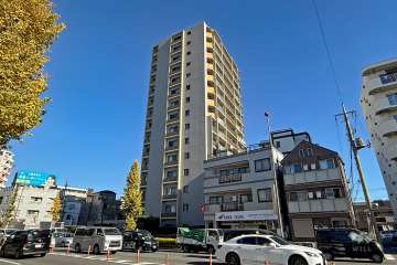 ハイホーム板橋本蓮沼ブロードシティの外観（南西側から）