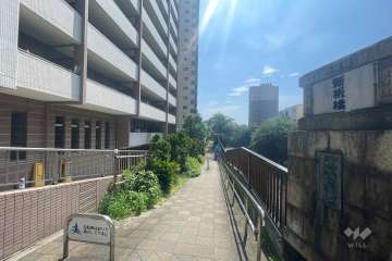 敷地南側の前面道路