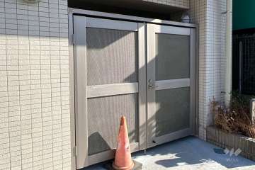 駐輪場の出入り口