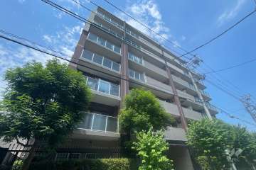 グローベル志村坂上プライムシティの外観（南西側から）