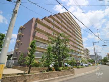 エステムコート伊丹千僧アビエルトの外観（北西側から）