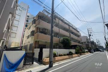 コーラルハイツ蓮根2の外観（北西側から）