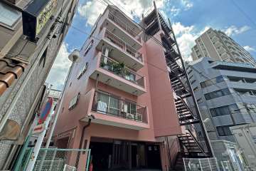 三田大山コーポの外観（北西側から）