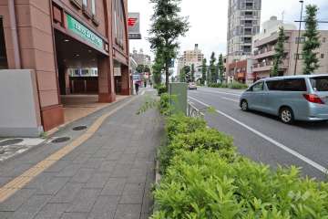 敷地北東側は国道17号（中山道）に面しています。