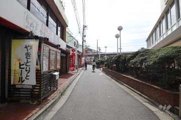 敷地東側の前面道路　