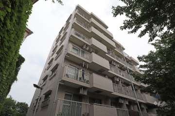 常盤台パークハイツの外観（南東側から）