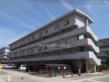 杭瀬第四団地13号棟の外観（北西側から）