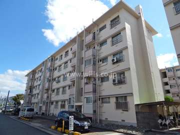 杭瀬第六団地21号棟の外観（北西側から）