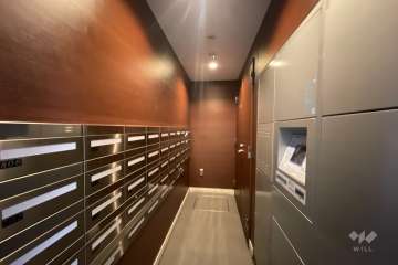 共用ポストと宅配ボックス