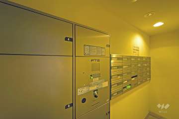 共用ポストと宅配ボックス