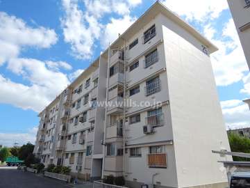 杭瀬第七団地25号棟の外観（北西側から）