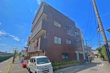 ミューゲ赤塚の外観（北東側から）