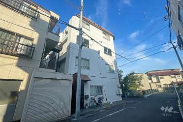 双葉町マンションの外観（北西側から）