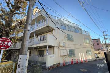 三田向原コーポの外観（北西側から）