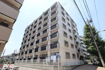 三田高島平第三コーポの外観（北東側から）