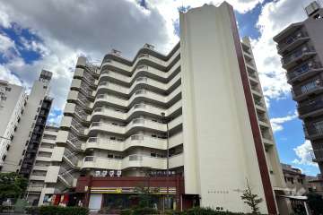 ローヤルハイツ大山の外観（北側から）