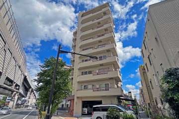 エクセル西池の外観（北西側から）