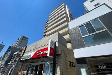 キャッスルマンション志村坂上の外観（南側から）