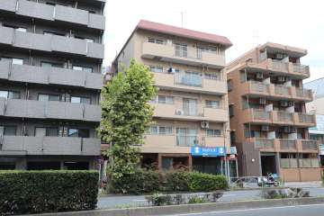 弥生コーポ（板橋区）の外観（西側から）
