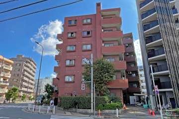 キャニオンマンション西台の外観（北側から）