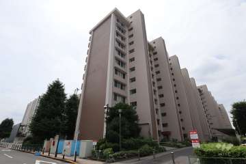 高島平第三住宅（板橋区高島平3-11-8）の外観（北東側から）