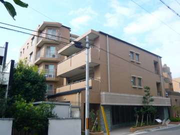 ブランズ香櫨園の外観（北東側から）