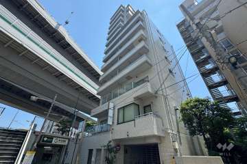 新板橋ビューハイツの外観（西側から）