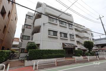 キャニオンマンション蓮根城北公園の外観（北東側から）