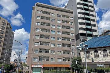 大山サンハイツの外観（南側から）