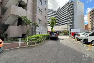 敷地北西側の前面道路　