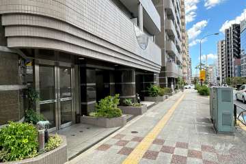 敷地南西側の前面道路　