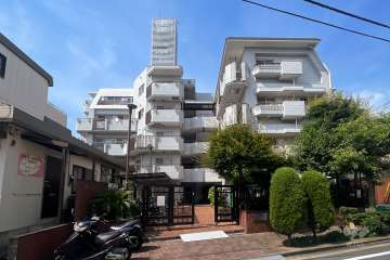 コーラルハイツ常盤台の外観（北東側から）