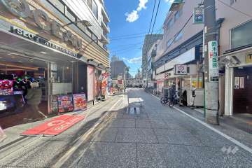 敷地東側の前面道路　