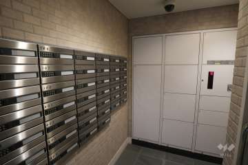 共用ポストと宅配ボックス