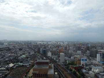 西側眺望(ゲストルーム)