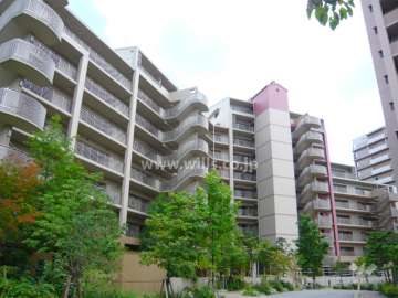 花咲く丘の街F棟の外観（北西側から）