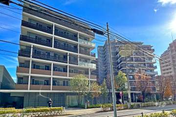 プラウドシティ加賀学園通りの外観（北側から）
