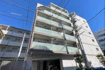 プレールドゥーク志村坂上2の外観（西側から）