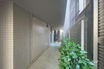 駐輪場の出入り口　